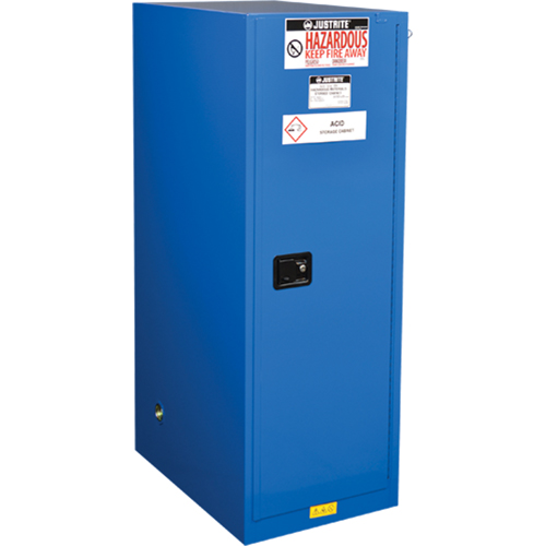 Armoires &eacute;troite pour rangement de mati&egrave;res dangereuses Sure-Grip Ex, 54 gal., 23,25" x 65" x 34" Pronet Distribution