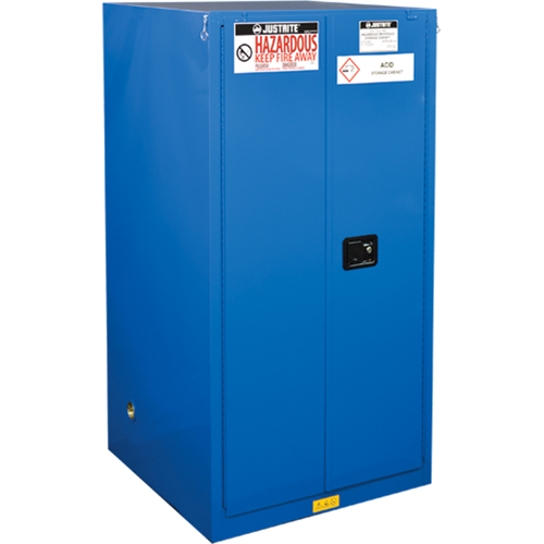 Armoires doubl&eacute;es pour rangement de mati&egrave;res dangereuses Chem-Cor, 60 gal., 34" x 65" x 34" Pronet Distribution