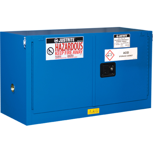 Armoires empil&eacute;es doubl&eacute;es pour rangement de mati&egrave;res dangereuses Chem-Cor, 17 gal., 43" x 24" x 18" Pronet Distribution
