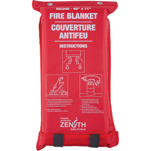 Couverture anti-feu, Fibre de verre, 60"la x 71"lo Pronet Distribution