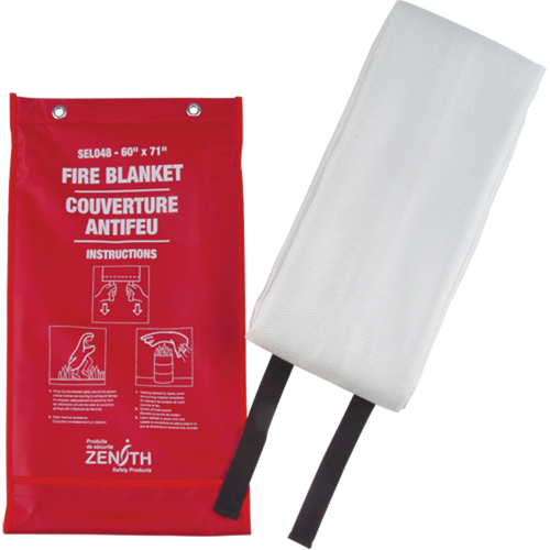 Couverture anti-feu, Fibre de verre, 60"la x 71"lo Pronet Distribution