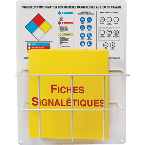 Haz-Mat Basket Style Centre Boards, French, Binders Included Pronet Distribution