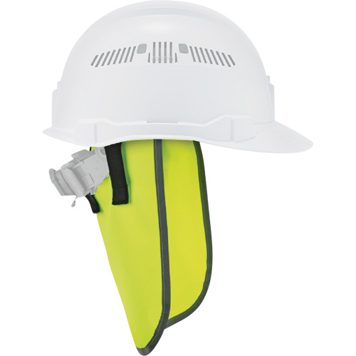 GloWear 8006 Hardhat Neck Shade, High-Visibility Lime Green Pronet Distribution