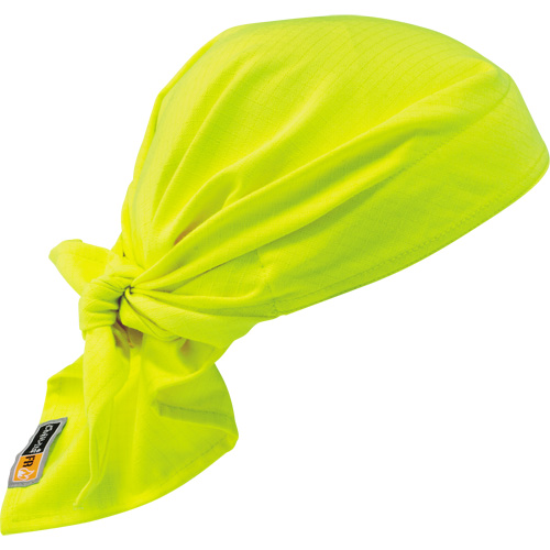 Chill-Its&reg; 6710FR FR Cooling Triangle Hat, High Visibility Lime-Yellow Pronet Distribution
