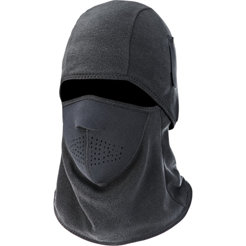 N-Ferno&reg; 6826 Two-Piece Balaclava, Fleece/Neoprene/Polyester, Black Pronet Distribution
