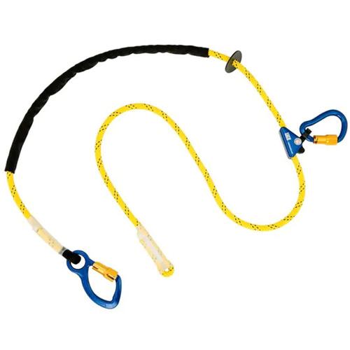 Pole Climber's Adjustable Rope Lanyard, 1 Legs, 8', CSA Class A, Nylon Pronet Distribution
