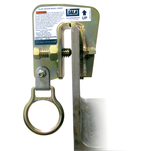 DBI-SALA&reg; Steel Plate Anchor, Bolt-On, Temporary Use Pronet Distribution