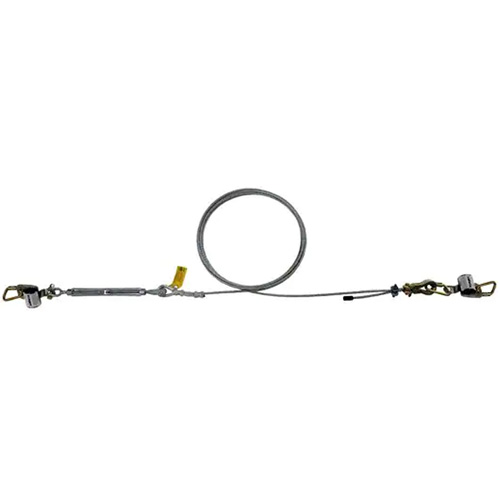 Ensemble de c&acirc;ble de s&eacute;curit&eacute; HLL SecuraSpan, C&acirc;ble galvanis&eacute; Pronet Distribution