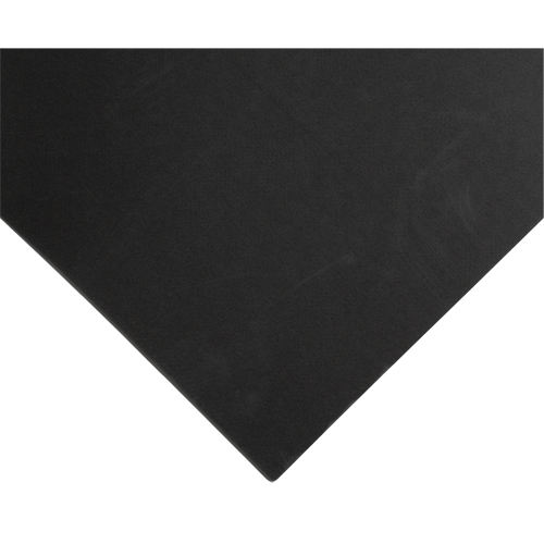 Tapis conducteur d'&eacute;lectricit&eacute; no 785, 3' la x 10' lo x 3/32" &eacute;p, PVC, Lisse, Noir Pronet Distribution