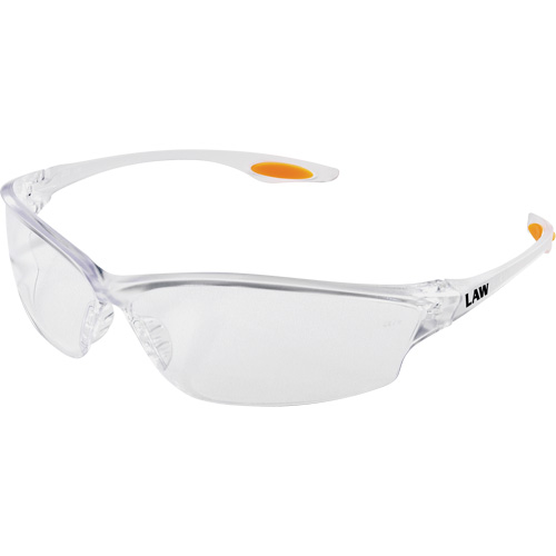 Law&reg; 2 Safety Glasses, Clear Lens, ANSI Z87+ Pronet Distribution