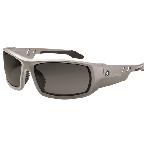 Lunettes de s&eacute;curit&eacute; Skullerz Odin, Lentille Grise/fum&eacute;e, Antibu&eacute;e/Anti-&eacute;gratignures, ANSI Z87+/R&eacute;pond ou surpasse la norme CSA Z94.3 Pronet Distribution