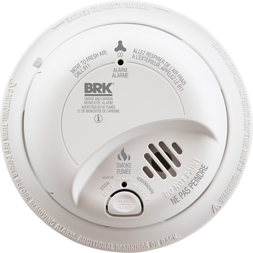 Ionization Smoke & Carbon Monoxide Combination Alarm, Battery Operated/Hardwired Pronet Distribution