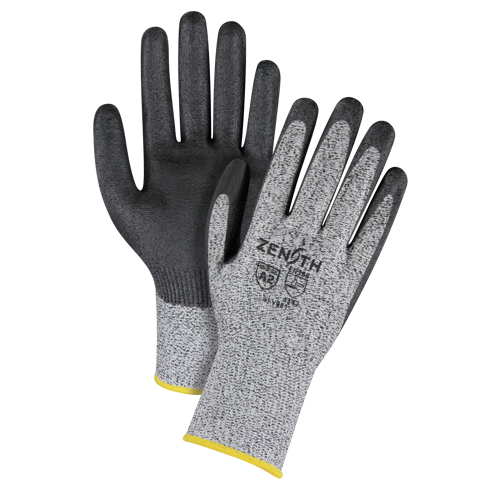 Gants &eacute;lastiques sans coutures r&eacute;sistants &agrave; la coupe, Taille Grand/9, Calibre 13, Rev&ecirc;tement Polyur&eacute;thane, Enveloppe en PEHP, ANSI/ISEA 105 niveau 2/EN 388 niveau 3 Pronet Distribution