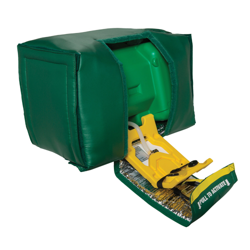 Tempered Portable Eyewash, Gravity-Fed, 9 gal. Capacity, Meets ANSI Z358.1 Pronet Distribution