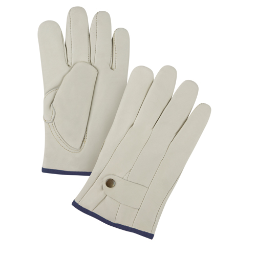 Premium Ropers Gloves, X-Large, Grain Cowhide Palm Pronet Distribution