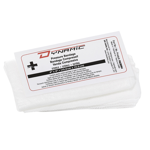 Dynamic Compress Bandage In Bag, 4" L x 4" W Pronet Distribution