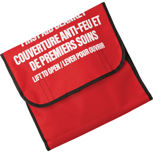Couverture anti-feu avec sac de nylon Dynamic, Laine, 60" lo x 71" la Pronet Distribution