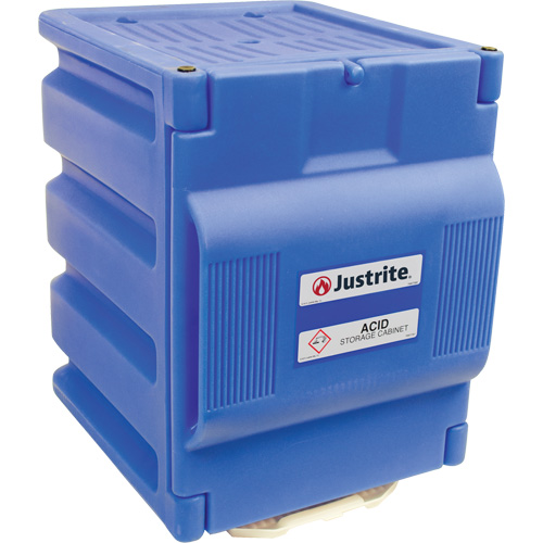 Countertop Polyethylene Acid Cabinet, 2 Gal., 14.25" x 19.75" x 17.125" Pronet Distribution