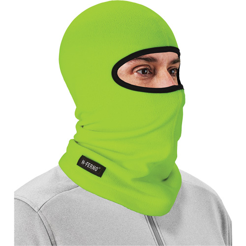 N-Ferno&reg; 6821 Balaclava, Fleece, High-Visibility Lime Green Pronet Distribution