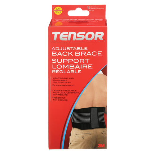 Tensor Adjustable Back Brace, Elastic, One Size Pronet Distribution