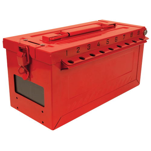 Small Group Lock Box, Red Pronet Distribution