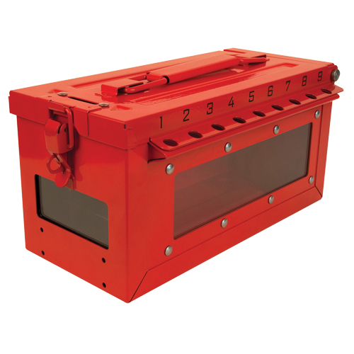 Small Group Lock Box, Red Pronet Distribution