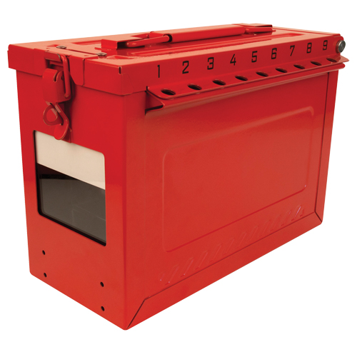 Large Group Lock Box, Red Pronet Distribution