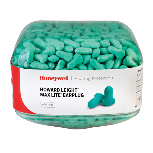 Howard Leight Maximum Lite Earplugs, Bulk - Canister Pronet Distribution
