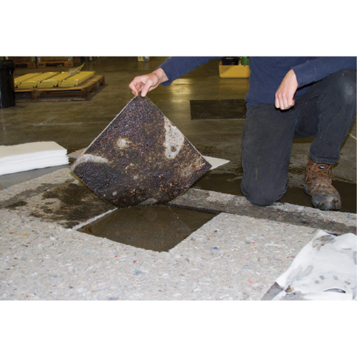 Tampons Husky Spilltration, Huile seulement, 16" x 16", 17,2 gal. d'absorption Pronet Distribution