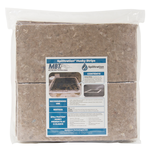 Spilltration Husky Strips, Oil Only, 64" x 8", 4 gal. Absorbancy Pronet Distribution
