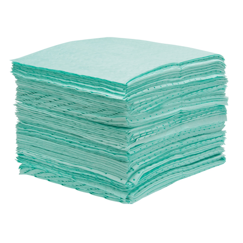 Premium Bonded Sorbent Pads, Hazmat, 15" x 18", 25 gal. Absorbancy Pronet Distribution