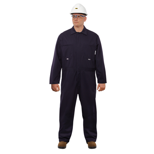 Combinaison ignifuge contre l'arc &eacute;lectrique UltraSoft, Taille 46, Bleu marine, 12,4 cal/cm2 Pronet Distribution