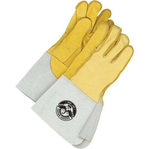 Gants de soudage, Cuir fleur de vache/Cuir fleur de daim, Taille Grand/10 Pronet Distribution