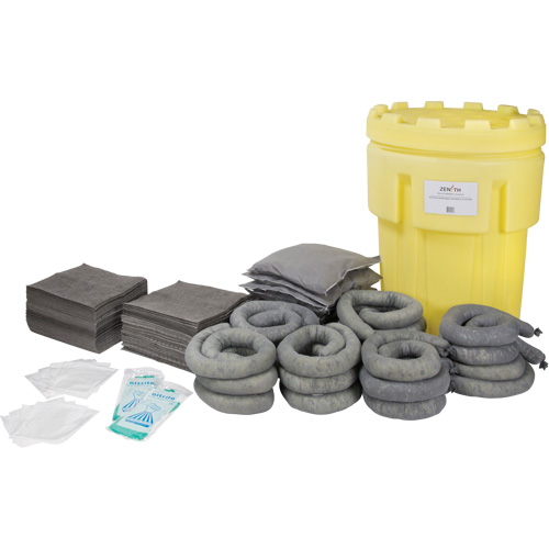 Trousse de lutte contre les d&eacute;versements, Universel, Baril de r&eacute;cup&eacute;ration, Absorbance de 95 gal. US Pronet Distribution