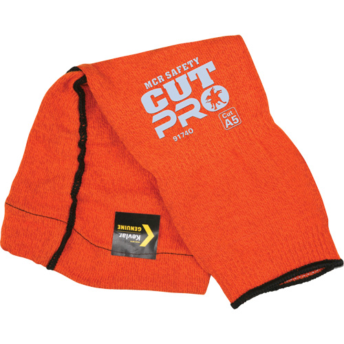 Manches Memphis avec trou pour le pouce, Kevlar, 14", ASTM ANSI niveau A5, Orange Pronet Distribution