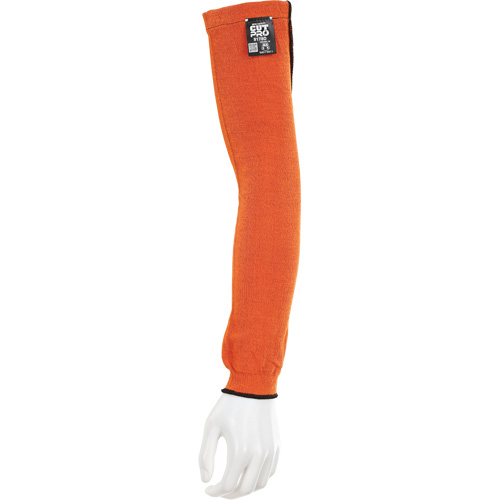 Memphis&reg; Sleeves With Thumb Hole, Kevlar&reg;, 18", ASTM ANSI Level A5, Orange Pronet Distribution