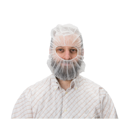 Disposable Hood, Polypropylene, White Pronet Distribution