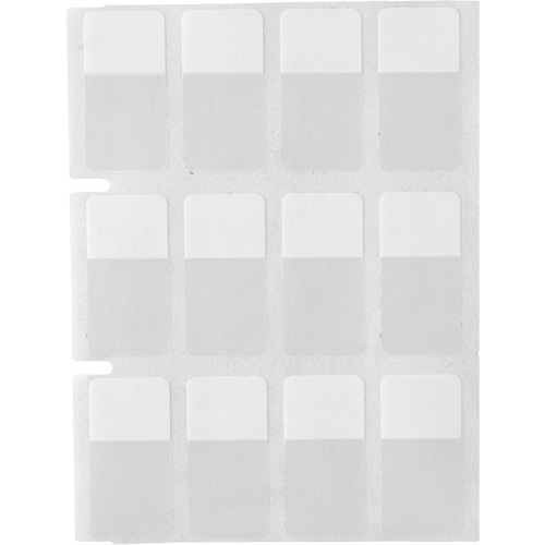 Core Series Self-Laminating Wire & Cable Labels, Vinyl, 0.5" L x 0.75" H, Clear Pronet Distribution