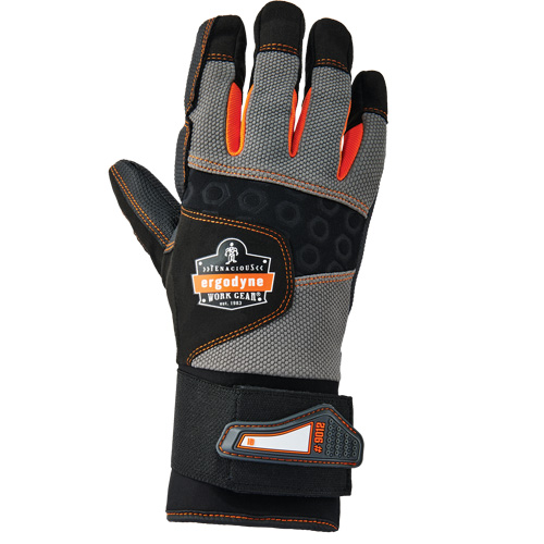 Proflex&reg; 9012 Anti-Vibration Gloves with Wrist Support, Size Small, Synthetic Palm Pronet Distribution