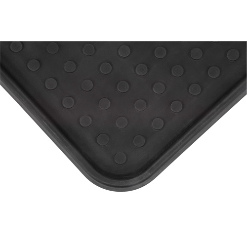Boot Tray, Plastic, Black, 25" L x 14" W Pronet Distribution