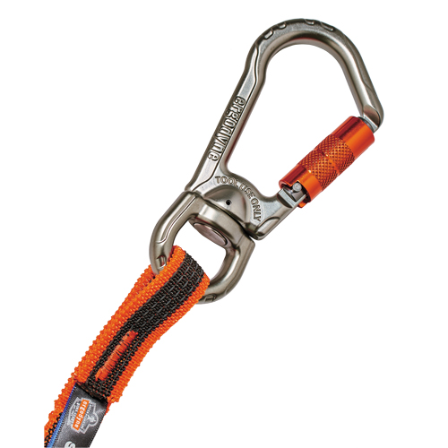 Longe porte-outils &agrave; rotule et &agrave; verrouillage double Squids 3109F(x), Tendeur, Mousqueton/boucle Pronet Distribution