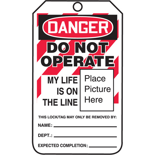 Do Not Operate Danger Lockout Tagout Tags, Cardstock, 3-1/4" W x 5-3/4" H, English Pronet Distribution