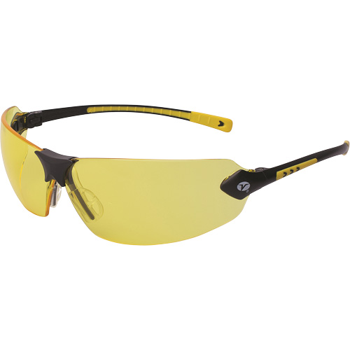 Lunettes de s&eacute;curit&eacute; Veratti 429, Lentille Ambr&eacute;e, Anti-&eacute;gratignures, ANSI Z87+/R&eacute;pond ou surpasse la norme CSA Z94.3 Pronet Distribution