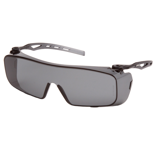 Lunettes de s&eacute;curit&eacute; Cappture OTG, Lentille Grise/fum&eacute;e, Antibu&eacute;e, ANSI Z87+/R&eacute;pond ou surpasse la norme CSA Z94.3 Pronet Distribution