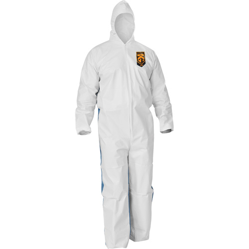 Combinaisons avec dos respirant Kleenguard A40, Grand, Bleu/Blanc, Microporeux/SMS Pronet Distribution