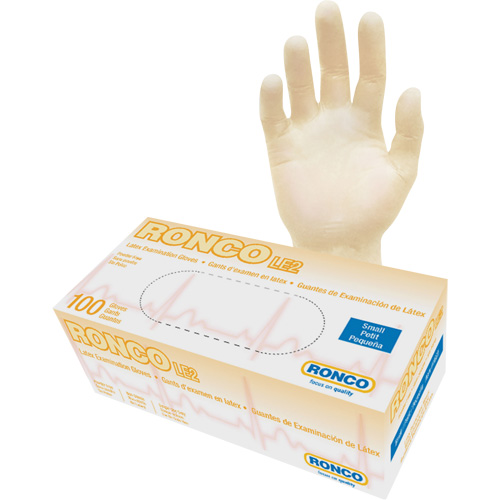 Disposable Gloves, Small, Latex, 4-mil, Powder-Free, Natural, Class 2 Pronet Distribution