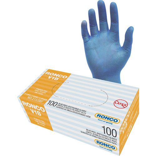 Disposable Gloves, X-Large, Vinyl, 3-mil, Powder-Free, Clear Pronet Distribution