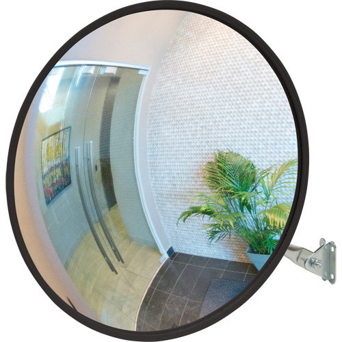 Convex Mirror with Telescopic Arm, Indoor/Outdoor, 12" Diameter Pronet Distribution