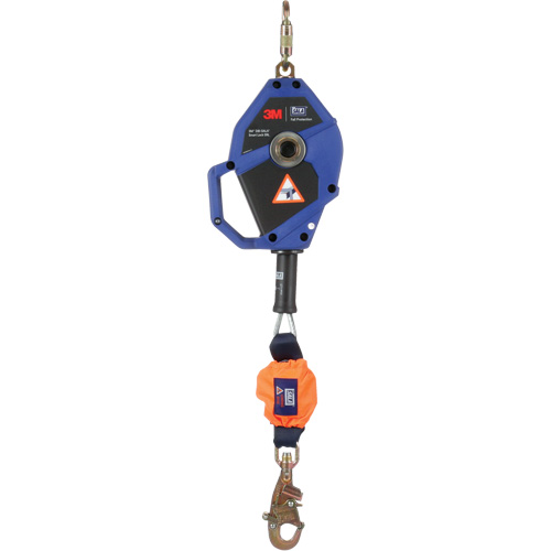 Smart Lock Self-Retracting Lifeline, 20', Galvanized Steel, Swivel Pronet Distribution