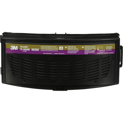 Versaflo Multi-Gas/HE Cartridge, Ammonia/Chlorine Dioxide/Chlorine Gas/Hydrogen Chloride/Hydrogen Fluoride/Mercury/Methylamine/Organic Vapour/Particulates/SO2 Sulfur Dioxide, Pack of 1 Pronet Distribution